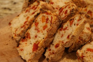 Red, White, & Blue Bread slices