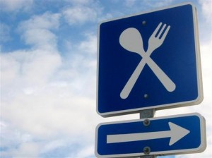 Food-Road-Sign