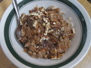 sweet potato pie oatmeal